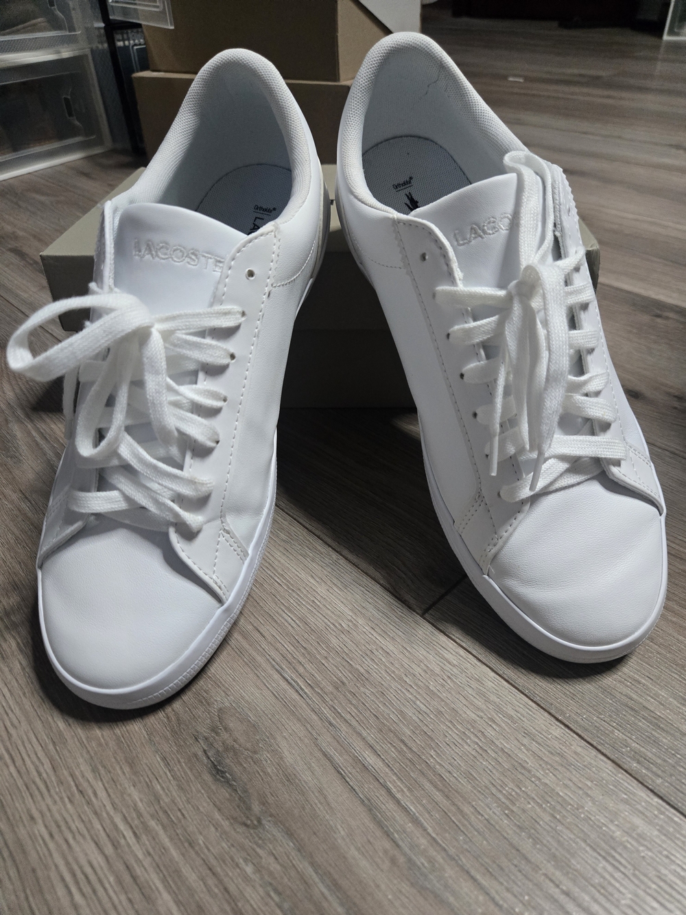 Lacoste Classic White Leather Sneakers